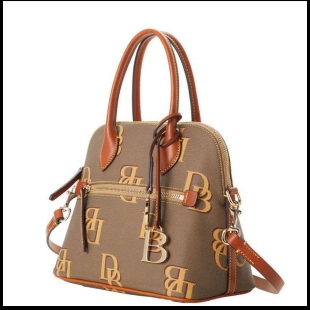 🆕️Dooney and Bourke monogram domed satchel bag.